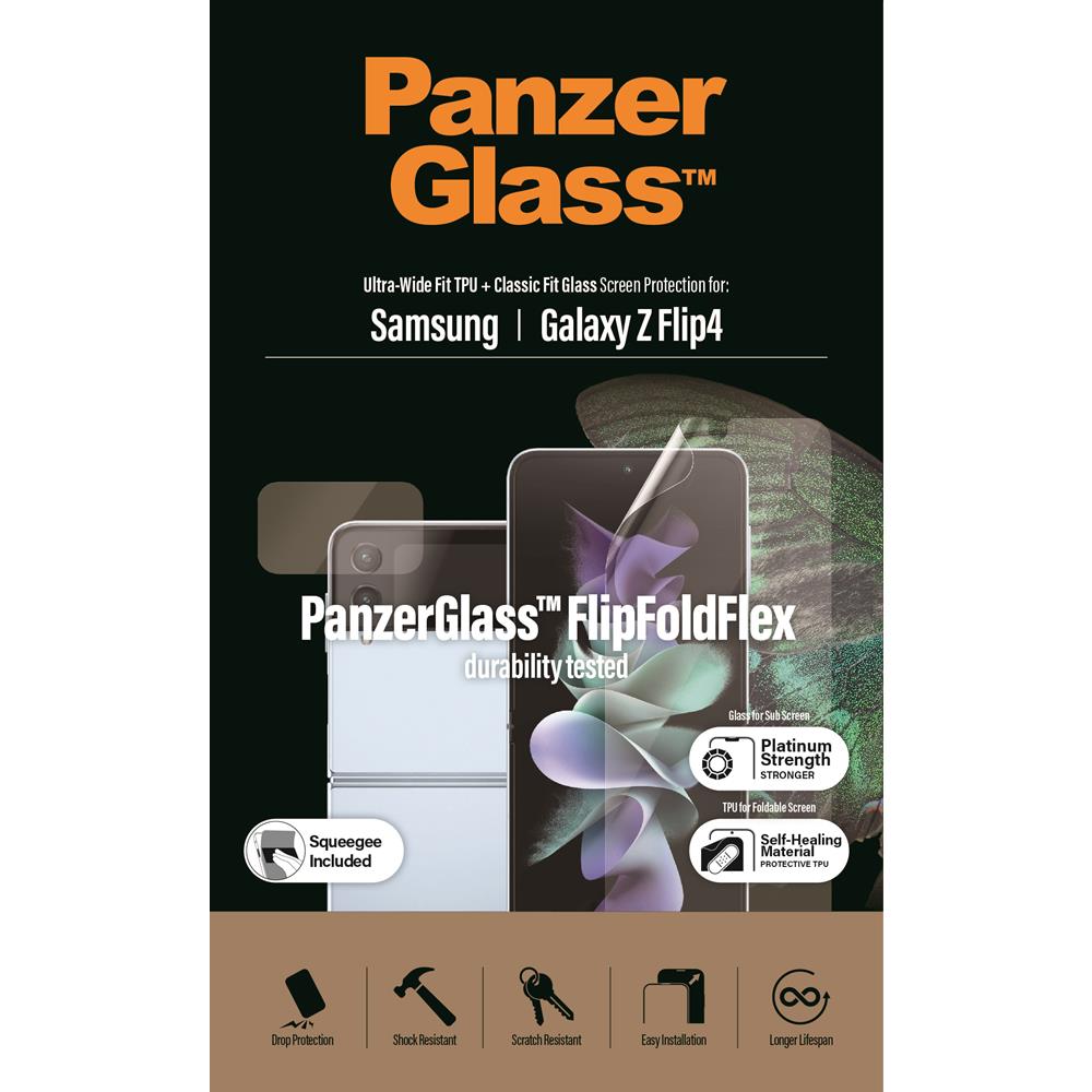PanzerGlass szk�o hartowane Ultra-Wide Fit Zestaw Samsung Galaxy Z Flip 4 5G / 4