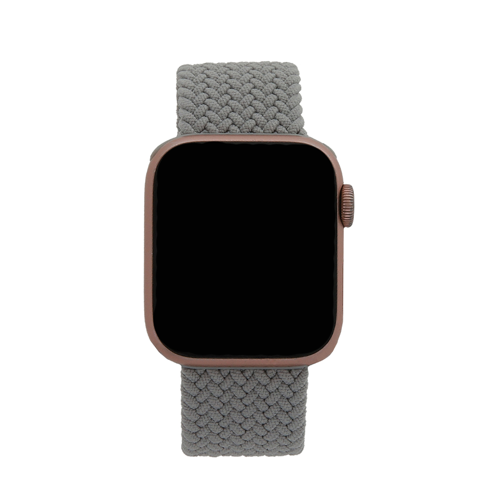 Pasek elastyczny L do Apple Watch 42/44/45 mm d. 165 mm jasno szary