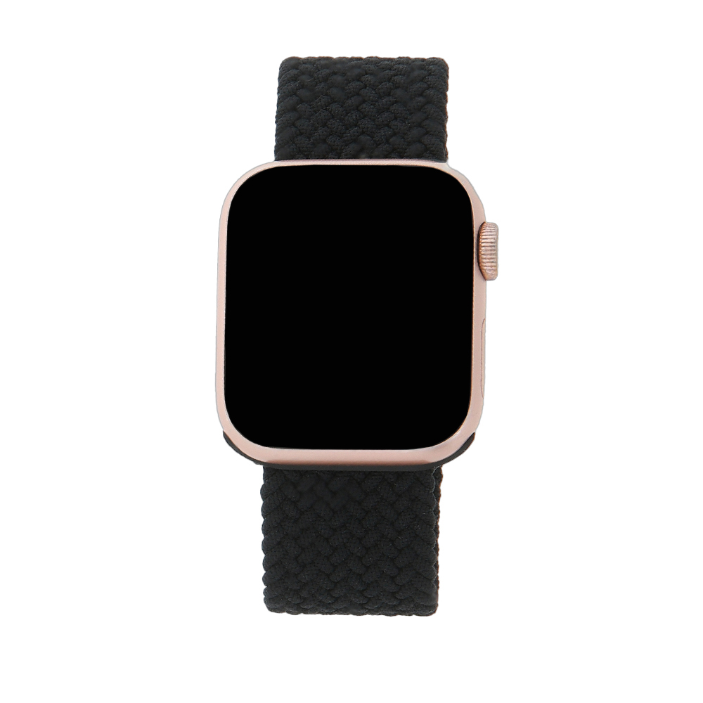 Pasek elastyczny M do Apple Watch 38/40/41 mm d. 145 mm czarny