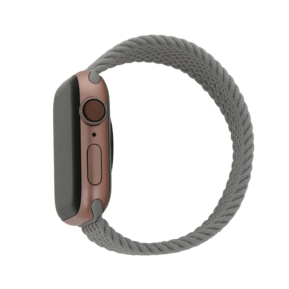Pasek elastyczny S do Apple Watch 42/44/45 mm d. 145 mm jasno szary / 2
