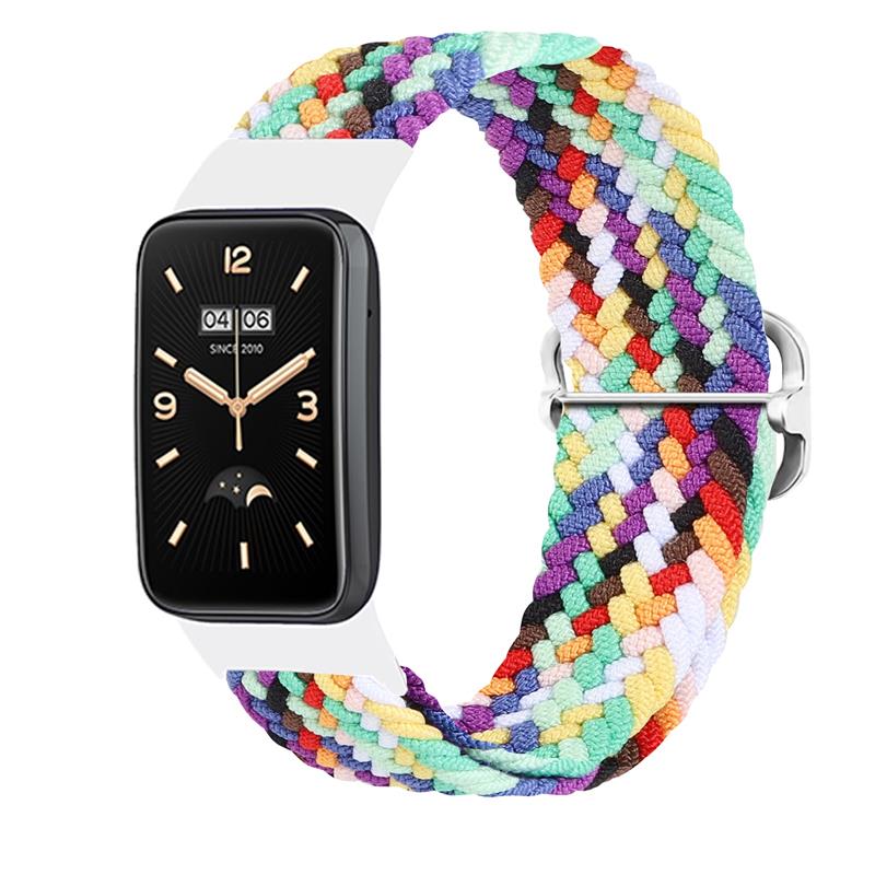 Pasek Pleciony Mi Band 7 Pro / M7 Pro (6), RAINBOW / T�CZOWY