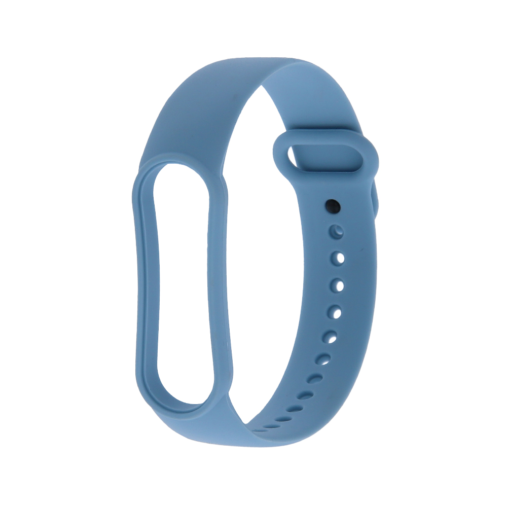 Pasek silikonowy do Xiaomi Mi Band 5 / 6 b��kitny