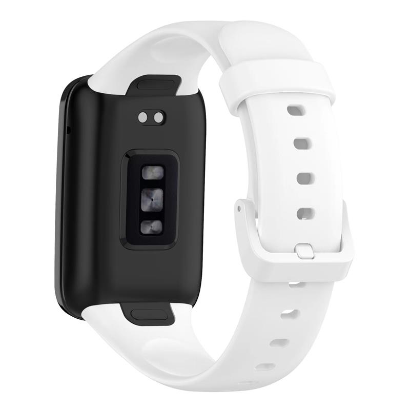 Pasek Silikonowy Mi Band 7 Pro / M7 Pro (7), WHITE / BIA�Y / 3