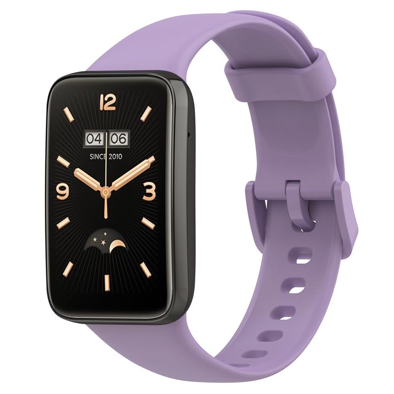 Pasek Silikonowy Mi Band 7 Pro / M7 Pro (8), PURPLE / FIOLETOWY / 2