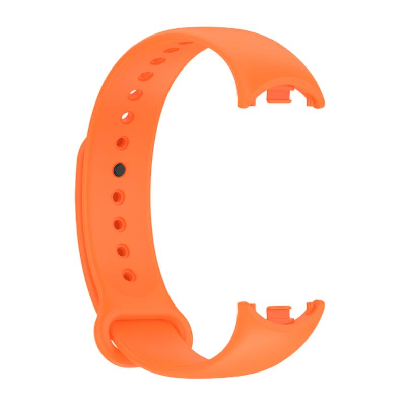 Pasek Silikonowy Mi Band 8 / M8 (3), ORANGE / POMARA�CZOWY