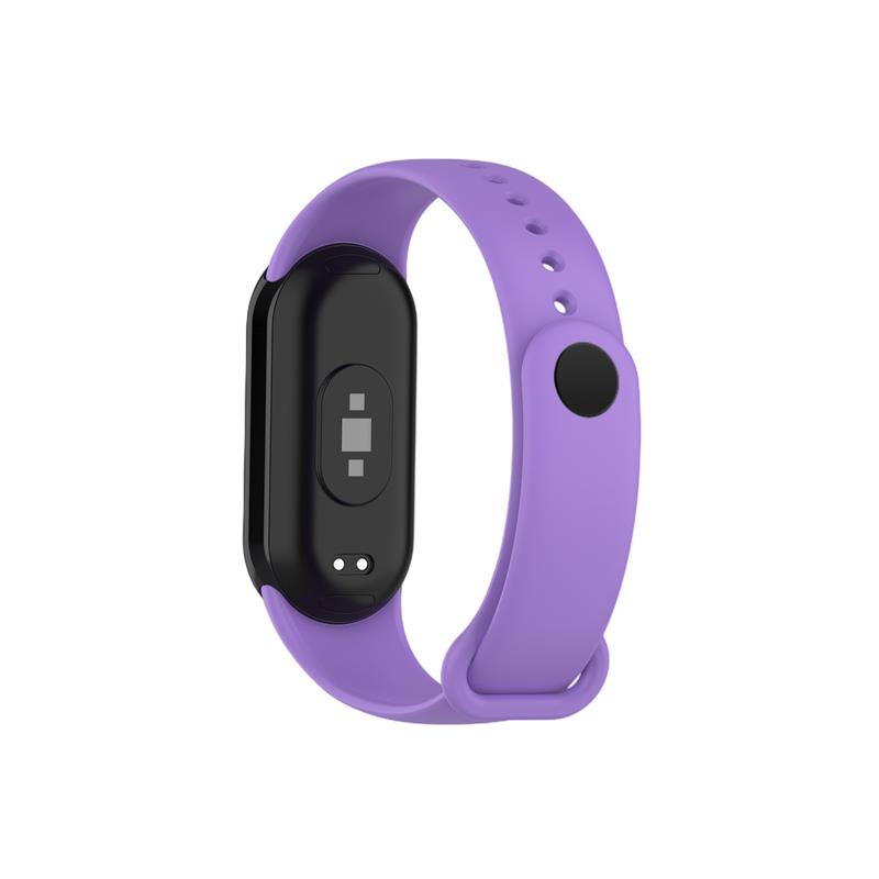 Pasek Silikonowy Mi Band 8 / M8 (4), PURPLE / FIOLETOWY / 3