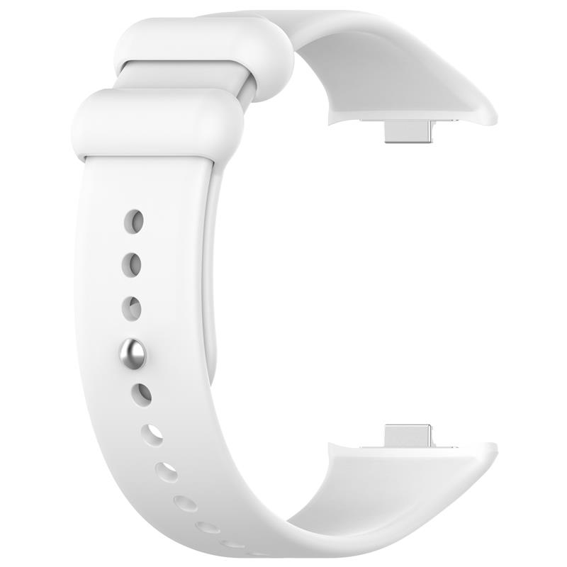 Pasek Silikonowy Mi Band 8 Pro / M8 Pro (12), WHITE / BIA�Y