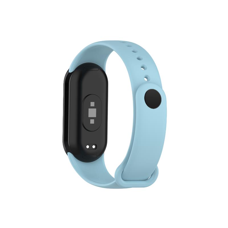 Pasek Silikonowy Mi Band 9 / M9 / 8 / M8 (9), LIGHT BLUE / B��KITNY / 3