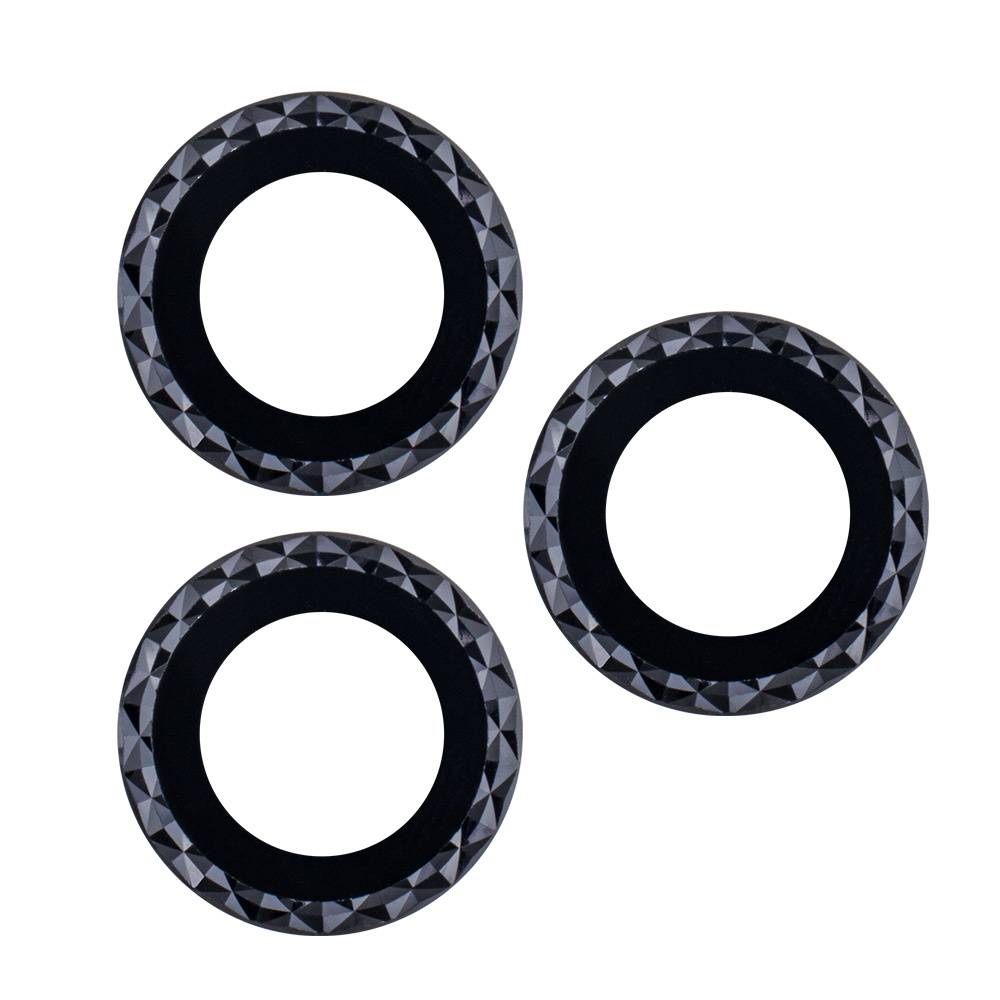 Pojedyncze szk�o na aparat black rhombus (2szt) Apple iPhone 16