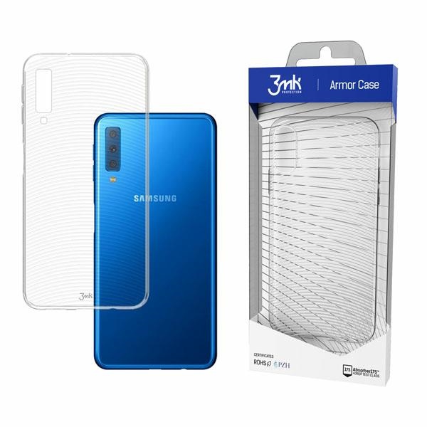 Pokrowiec 3MK Armor Case prze�roczysty Samsung Galaxy A7 (2018)