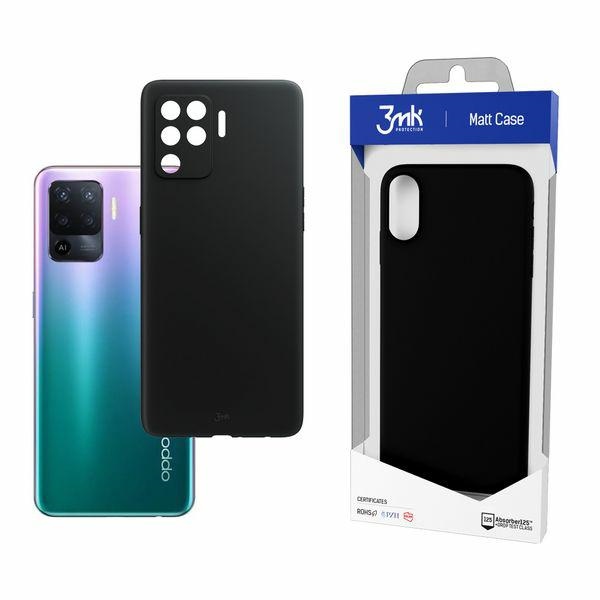Pokrowiec 3MK Matt Case czarny Oppo Reno 5 Lite