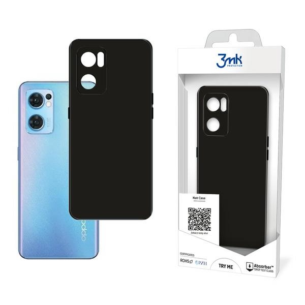 Pokrowiec 3MK Matt Case czarny Oppo Reno 7 SE 5G Pokrowiec 3MK Matt Case czarny Oppo Reno 7 SE 5G