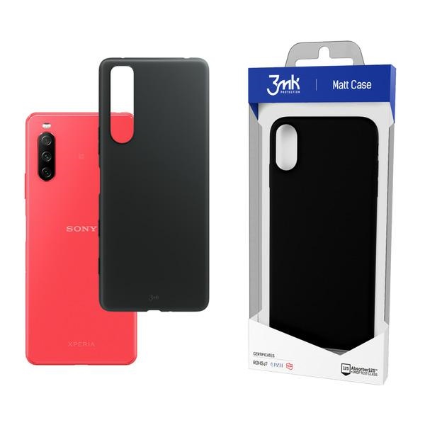 Pokrowiec 3MK Matt Case czarny Sony Xperia 10 III 5G