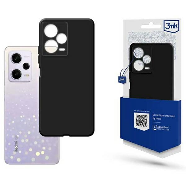 Pokrowiec 3MK Matt Case czarny Xiaomi Redmi Note 12 Pro