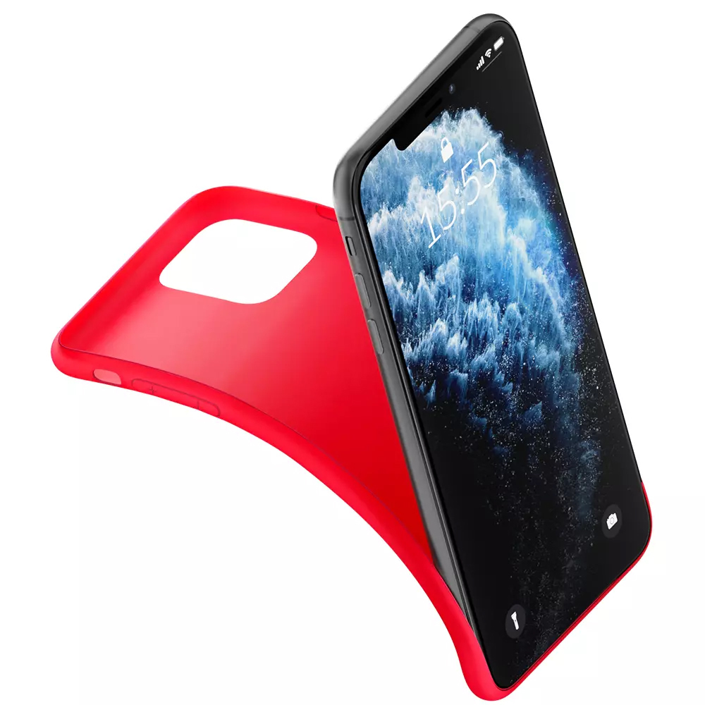 Pokrowiec 3MK Matt Case czerwony Apple iPhone 14 / 5