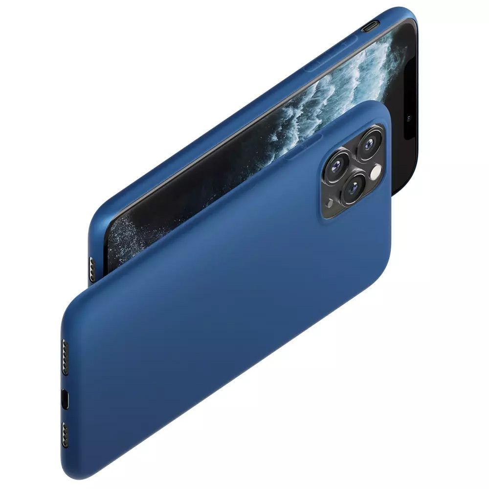 Pokrowiec 3MK Matt Case niebieski Samsung Galaxy S23 Plus / 5