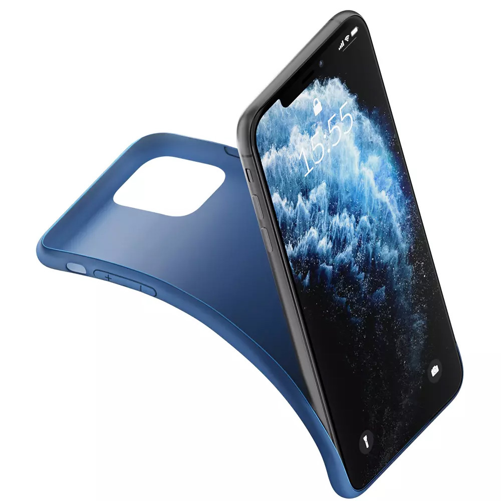 Pokrowiec 3MK Matt Case niebieski Samsung Galaxy S23 Plus / 7
