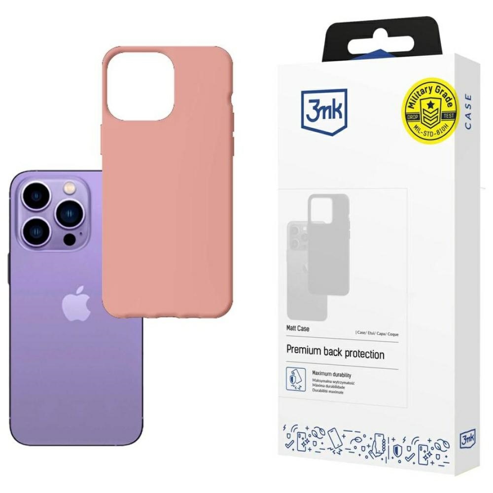 Pokrowiec 3MK Matt Case różowy Apple iPhone 14 Pro Pokrowiec 3MK Matt Case różowy Apple iPhone 14 Pro