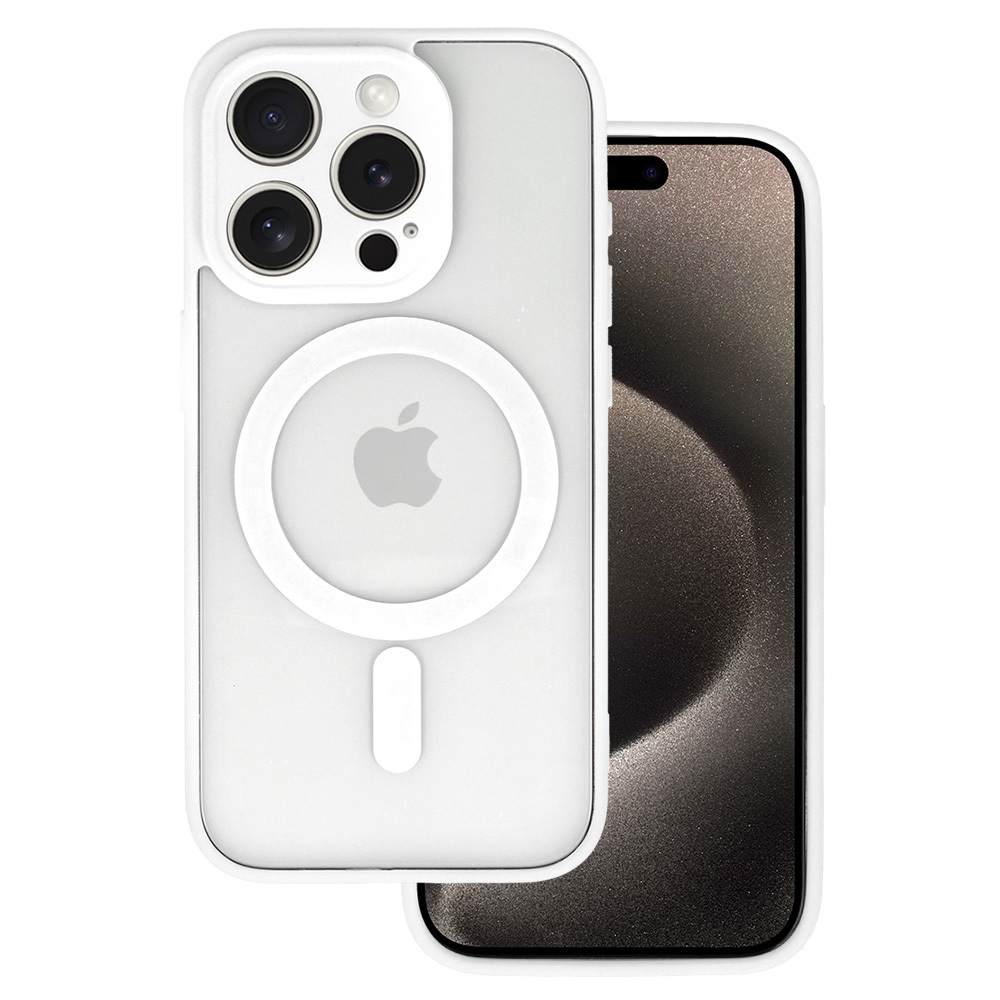 Pokrowiec Acrylic Color Magsafe Case biay Apple iPhone 15 Pro Max