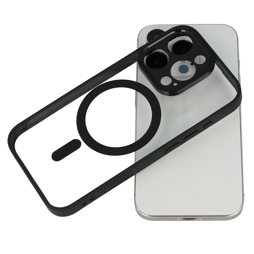 Pokrowiec Acrylic Color Magsafe Case czarny Apple iPhone 11 / 4