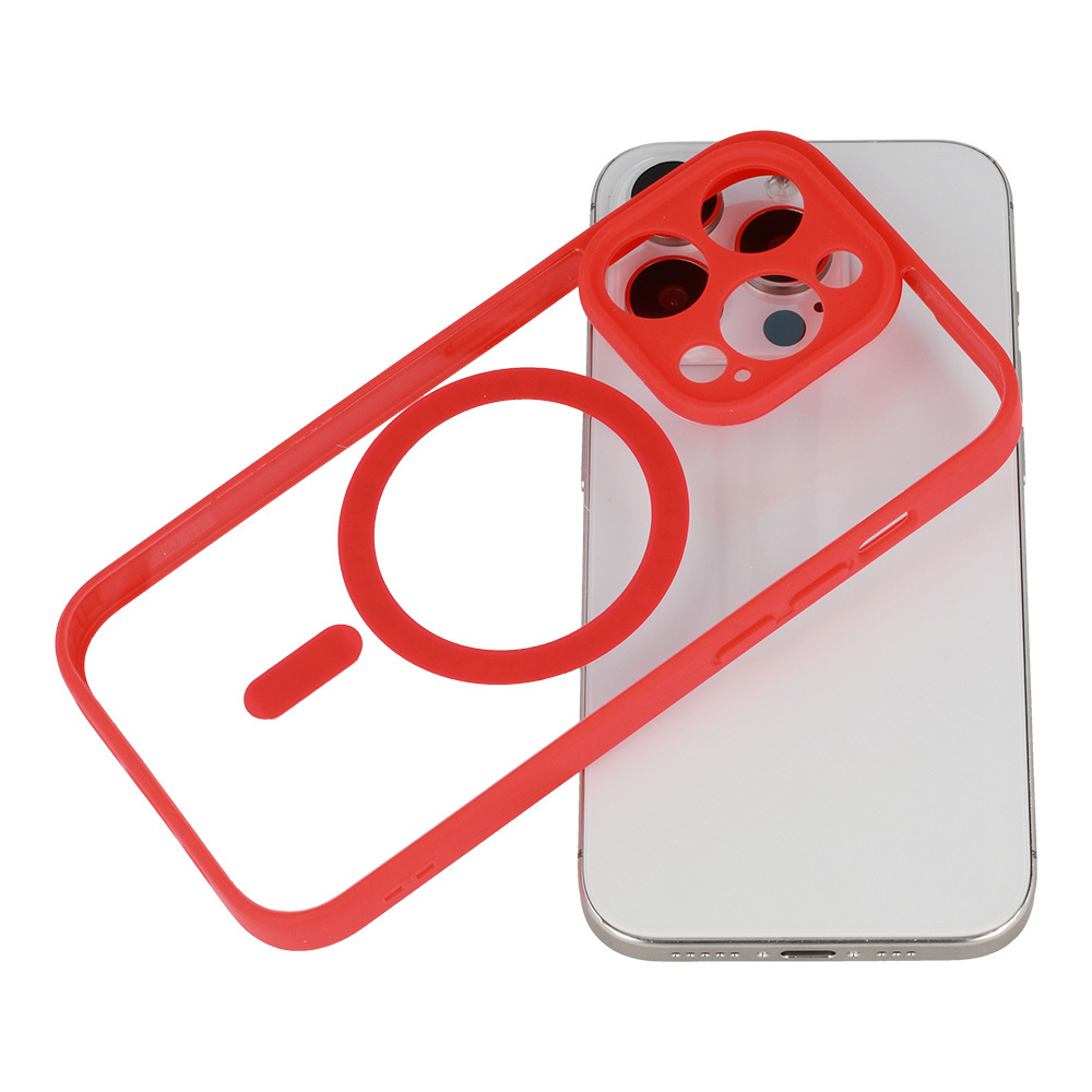 Pokrowiec Acrylic Color Magsafe Case czerwony Apple iPhone 11 / 4