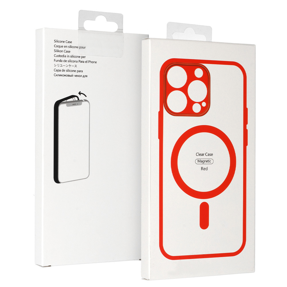 Pokrowiec Acrylic Color Magsafe Case czerwony Apple iPhone 12 Pro Max / 6