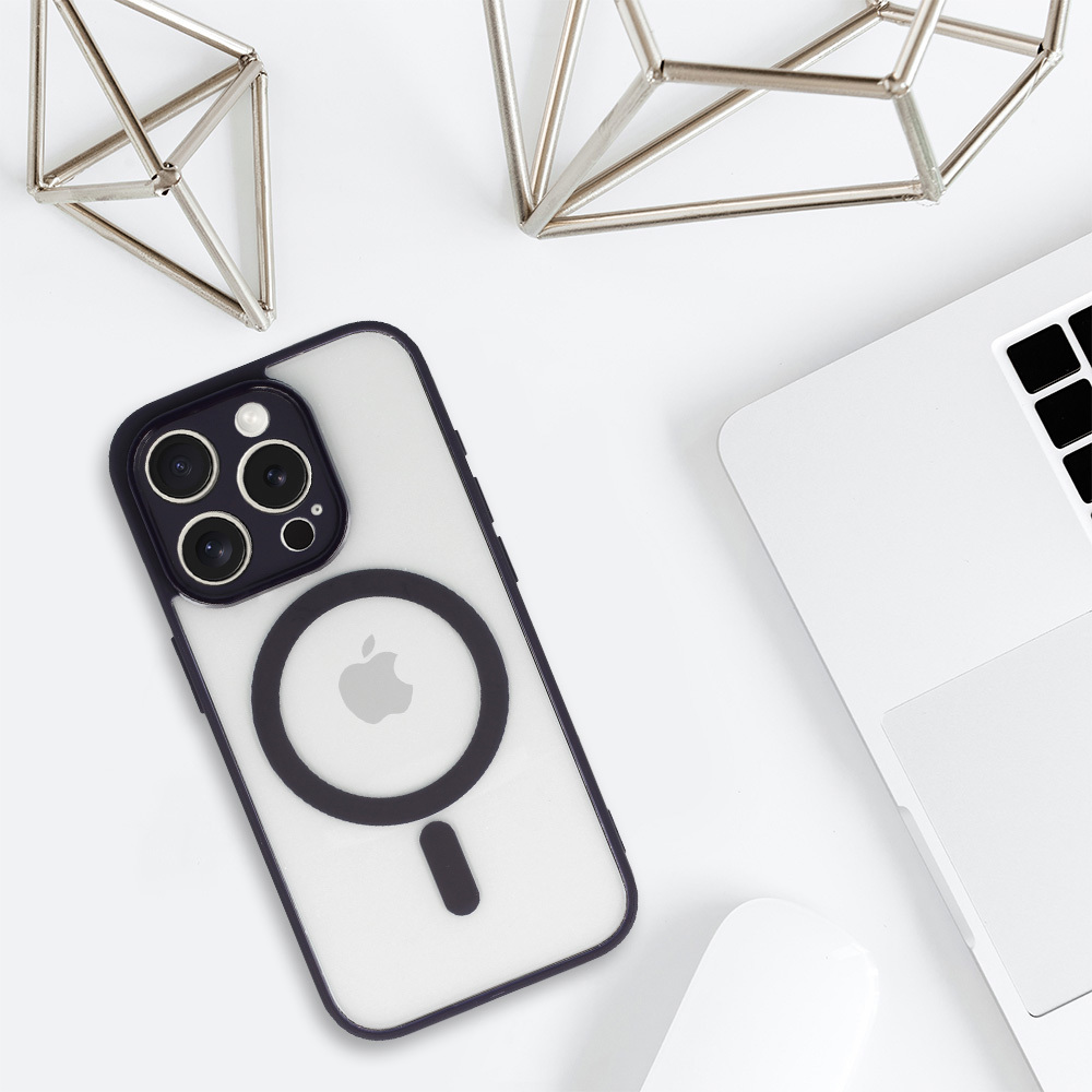 Pokrowiec Acrylic Color Magsafe Case fioletowy Apple iPhone 11 / 5