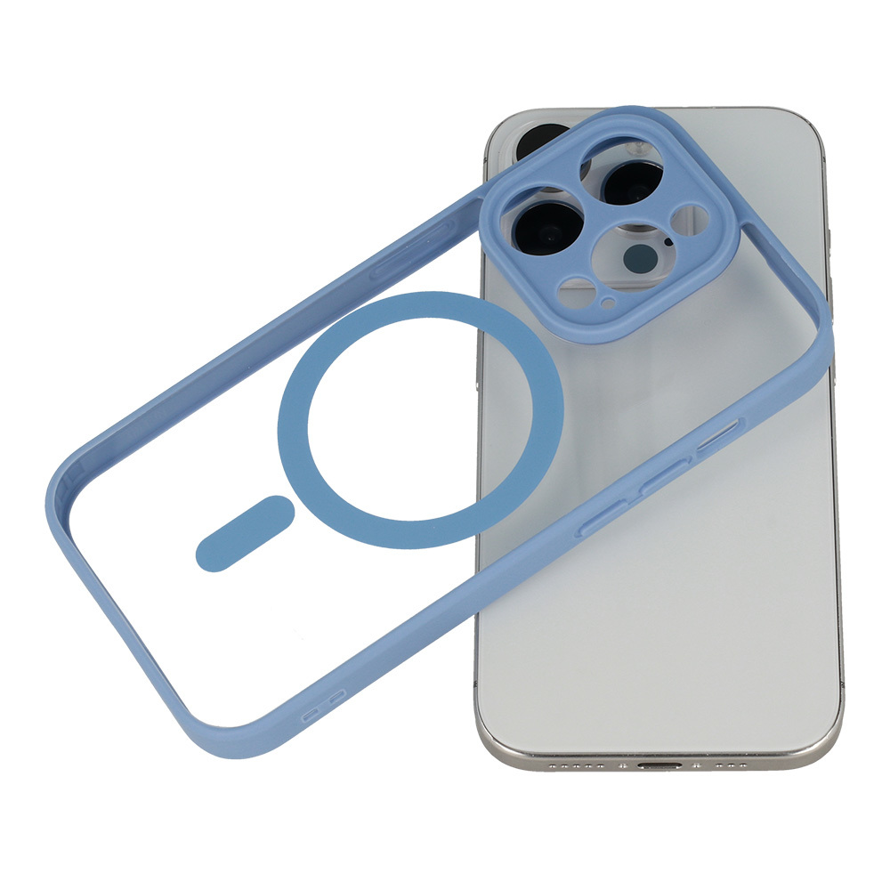 Pokrowiec Acrylic Color Magsafe Case jasnoniebieski Samsung Galaxy S22 / 4