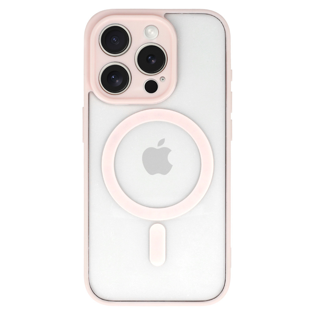 Pokrowiec Acrylic Color Magsafe Case jasnorowy Apple iPhone 13 / 2