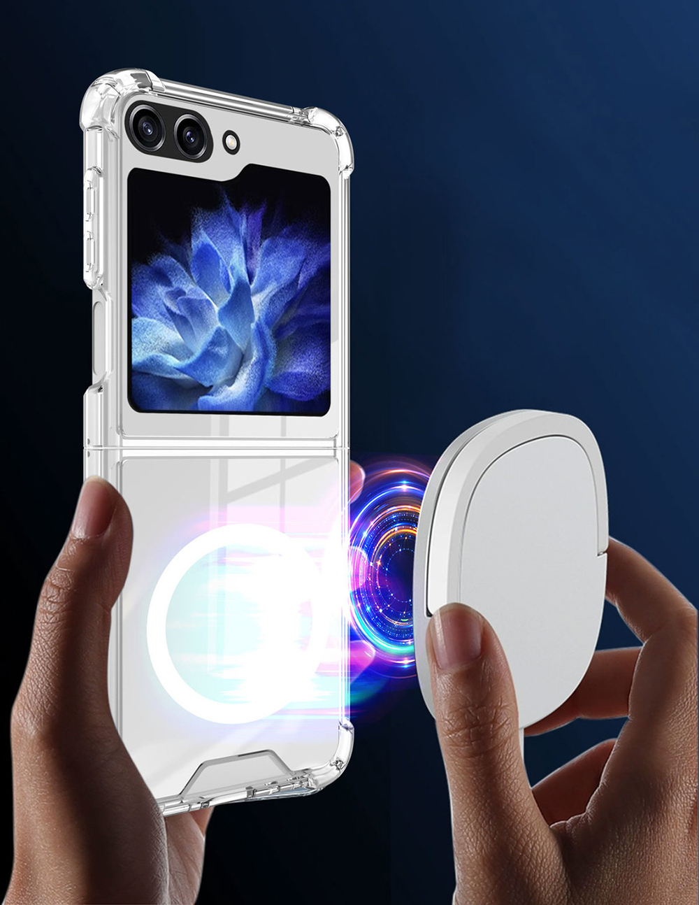 Pokrowiec Acrylic Magsafe Case przeroczysty Samsung Galaxy Z Flip 5 / 4