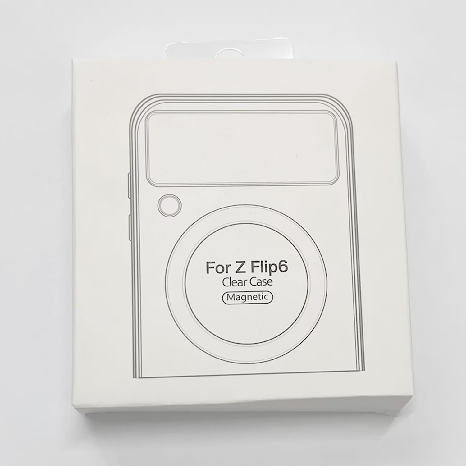 Pokrowiec Acrylic Magsafe Case prze�roczysty Samsung Galaxy Z Flip 6 / 5