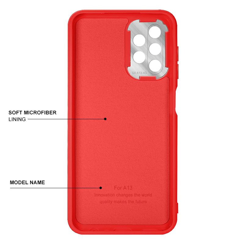 Pokrowiec Ambi Case czerwony Samsung Galaxy A13 5G / 2