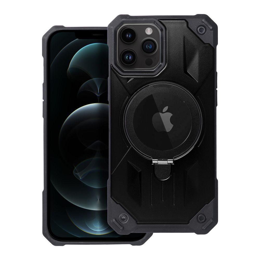 Pokrowiec Armor Mag Cover MagSafe czarny Apple iPhone 12 Pro Max / 2 Pokrowiec Armor Mag Cover MagSafe czarny Apple iPhone 12 Pro Max / 2