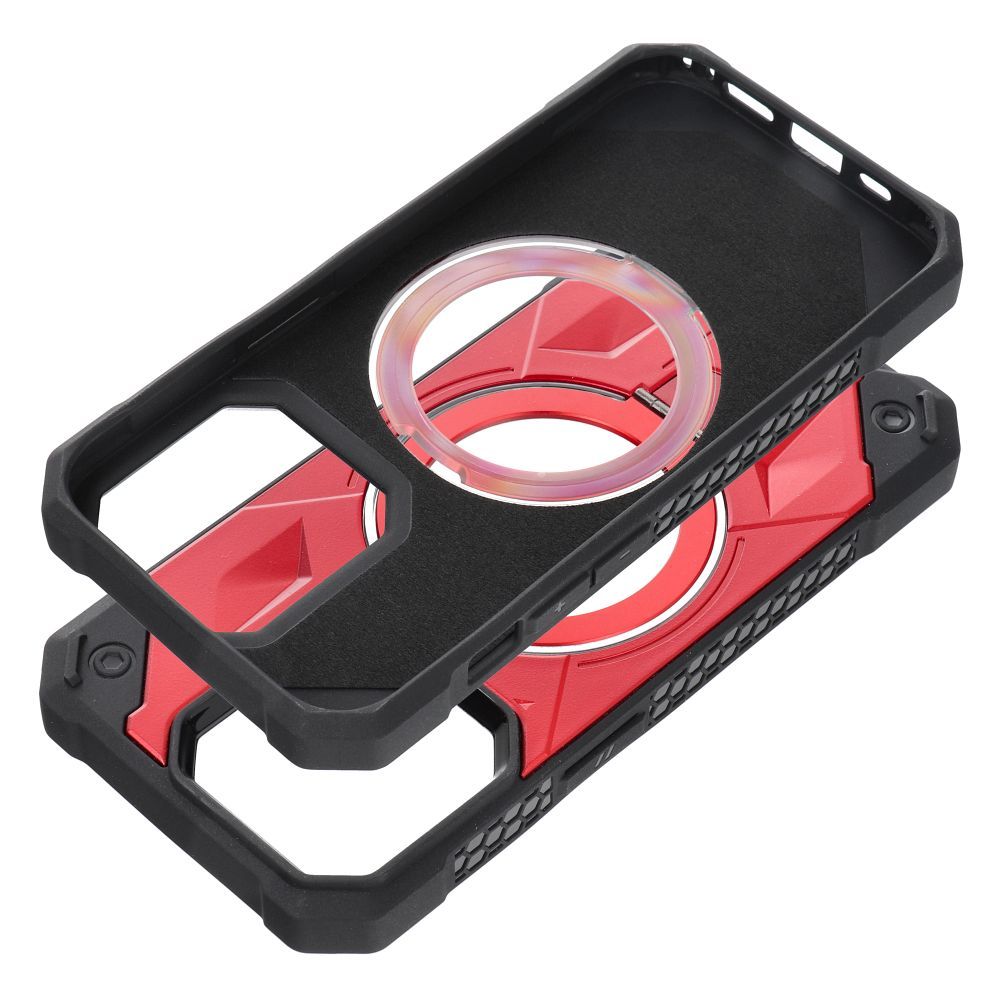 Pokrowiec Armor Mag Cover MagSafe czerwony Apple iPhone 12 Pro / 4