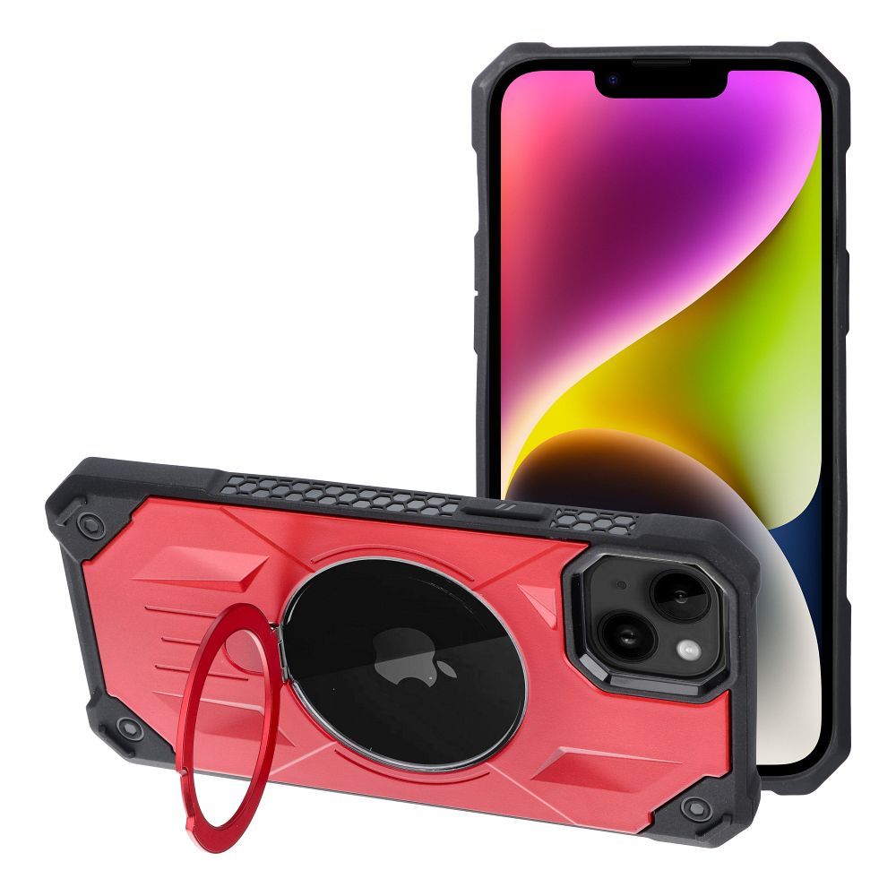 Pokrowiec Armor Mag Cover MagSafe czerwony Apple iPhone 14 Plus