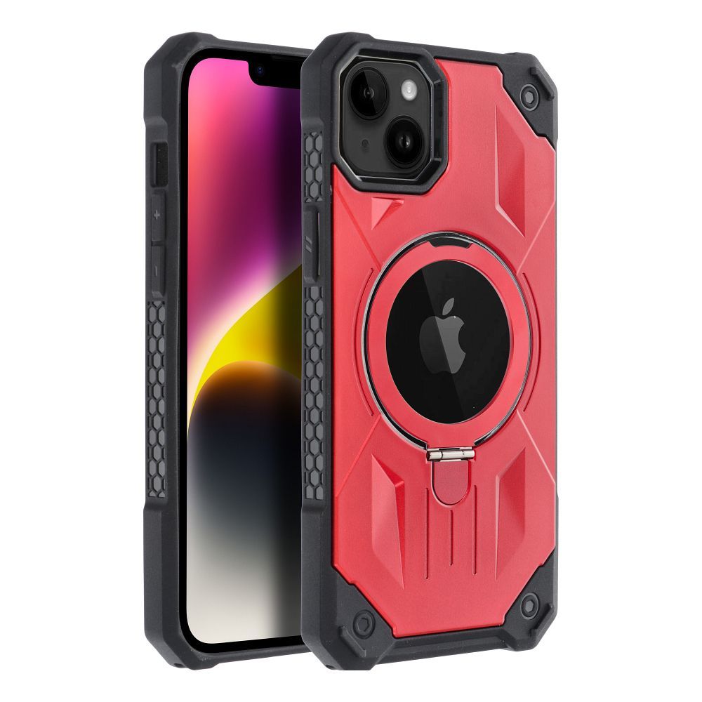 Pokrowiec Armor Mag Cover MagSafe czerwony Apple iPhone 14 Plus / 3