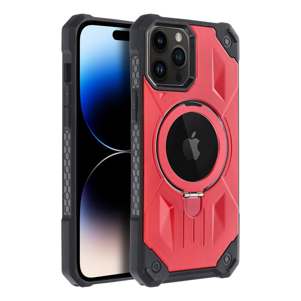 Pokrowiec Armor Mag Cover MagSafe czerwony Apple iPhone 14 Pro Max / 3 Pokrowiec Armor Mag Cover MagSafe czerwony Apple iPhone 14 Pro Max / 3