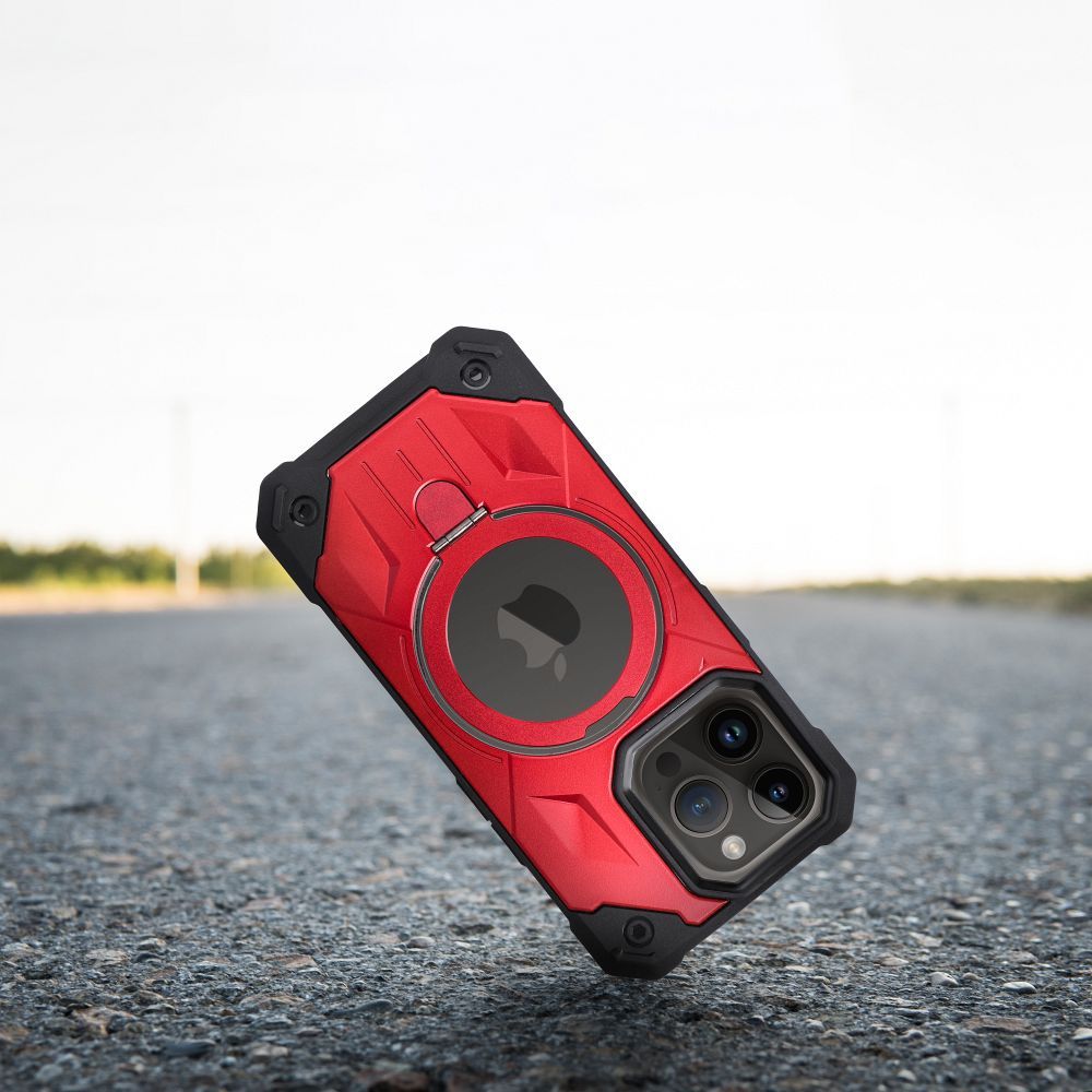 Pokrowiec Armor Mag Cover MagSafe czerwony Apple iPhone 15 Pro / 7