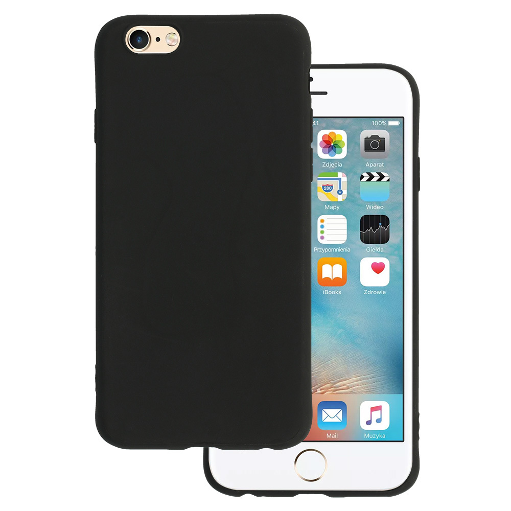 Pokrowiec Back Case MATT czarny Apple iPhone 6s
