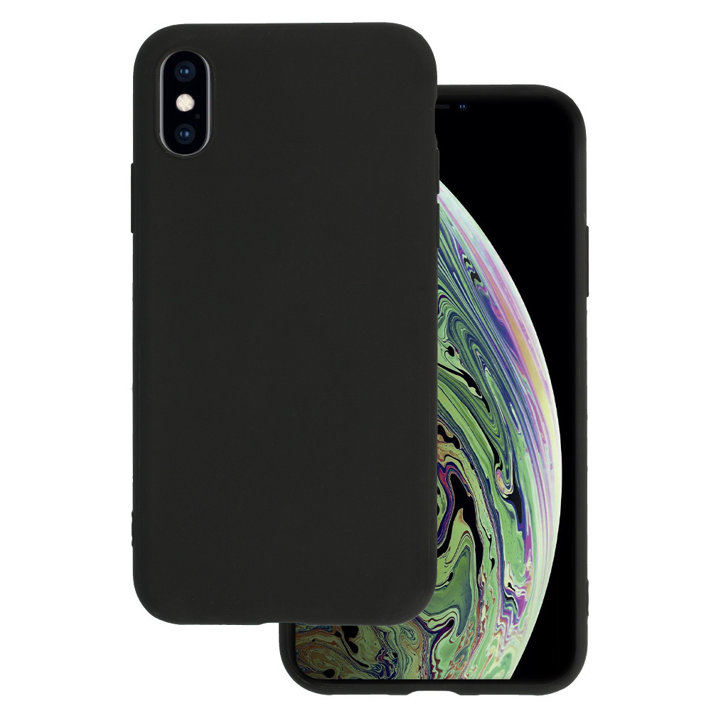 Pokrowiec Back Case MATT czarny Apple iPhone XS