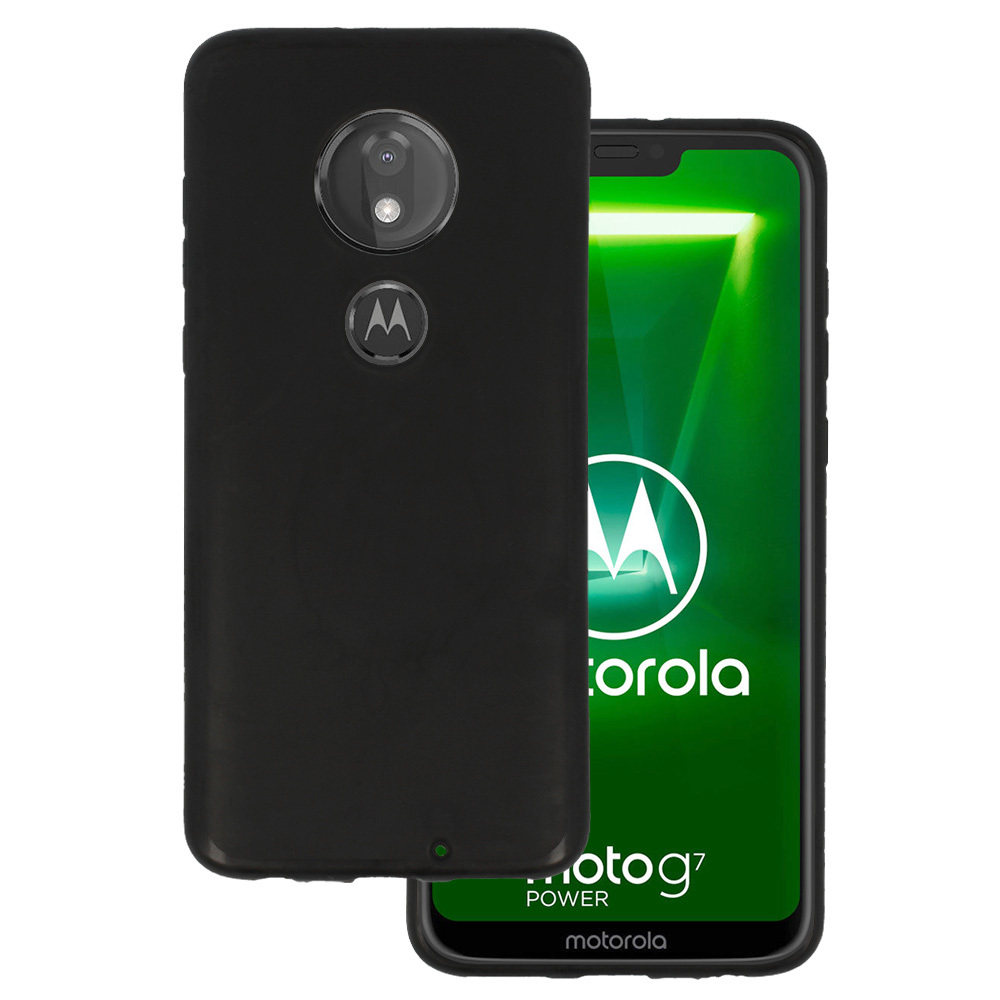 Pokrowiec Back Case MATT czarny Motorola Moto G7