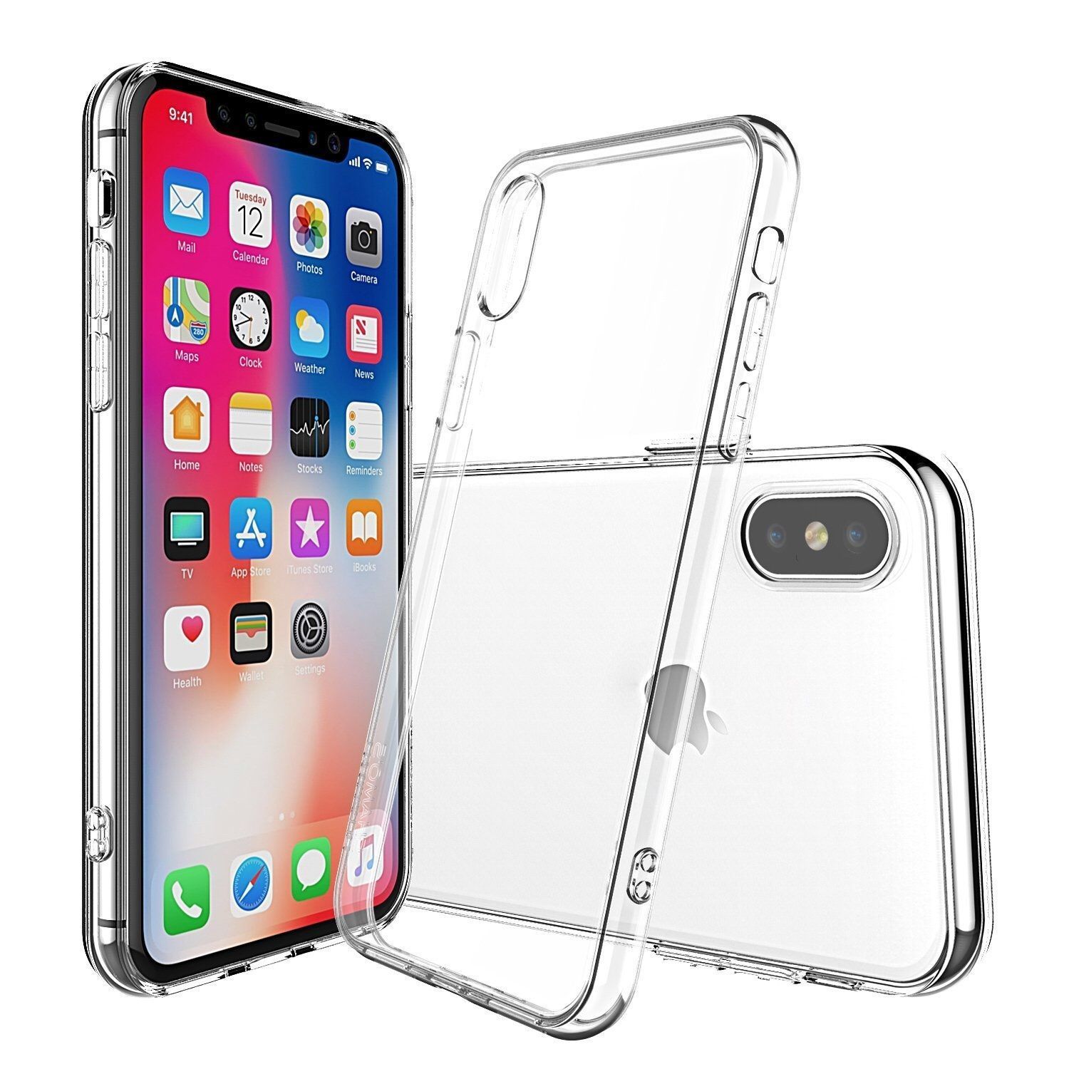Pokrowiec Back Case Ultra Slim 0,3mm prze�roczysty Apple iPhone XS