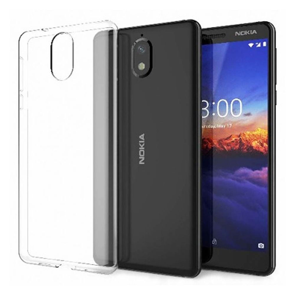 Pokrowiec Back Case Ultra Slim 0,3mm przeroczysty Nokia 3.1