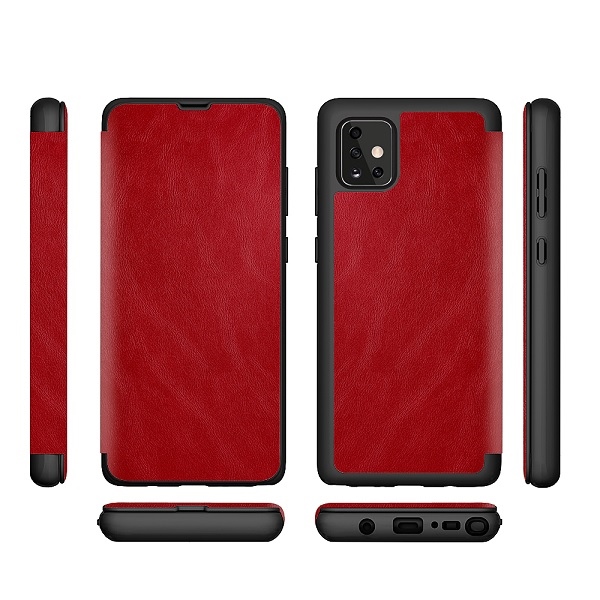 Pokrowiec Beline Leather Book czerwony Samsung Galaxy A20s / 2