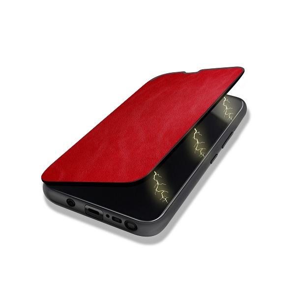 Pokrowiec Beline Leather Book czerwony Samsung s21 / 3