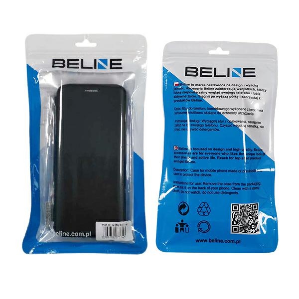 Etui zamykane z klapk i magnesem Beline Book czarny Samsung A02S / 5