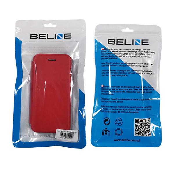 Pokrowiec Beline Magnetic Book czerwony Apple iPhone 6s / 5