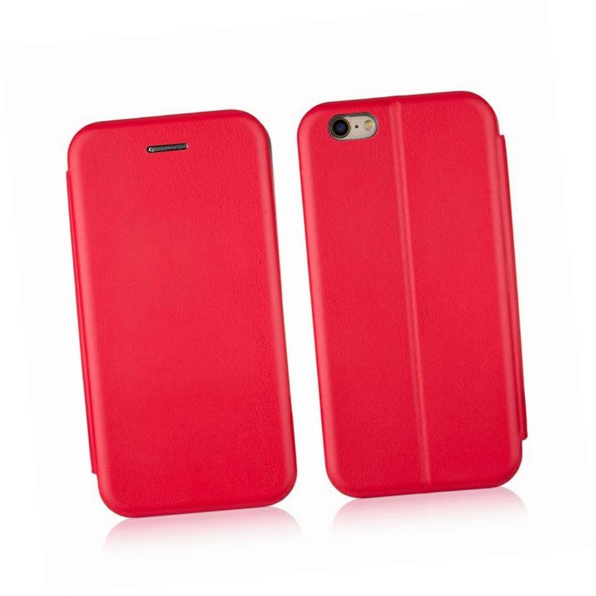 Etui zamykane z klapk� i magnesem Beline Book czerwony Apple iPhone 8