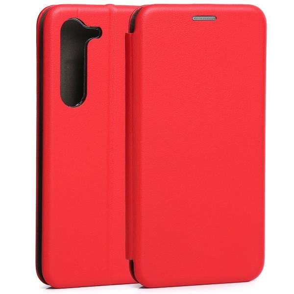 Pokrowiec Beline Magnetic Book czerwony Samsung Galaxy S23
