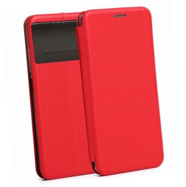 Etui zamykane z klapk� i magnesem Beline Book czerwony Xiaomi POCO M5